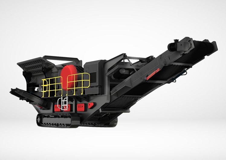 crawled jaw crusher