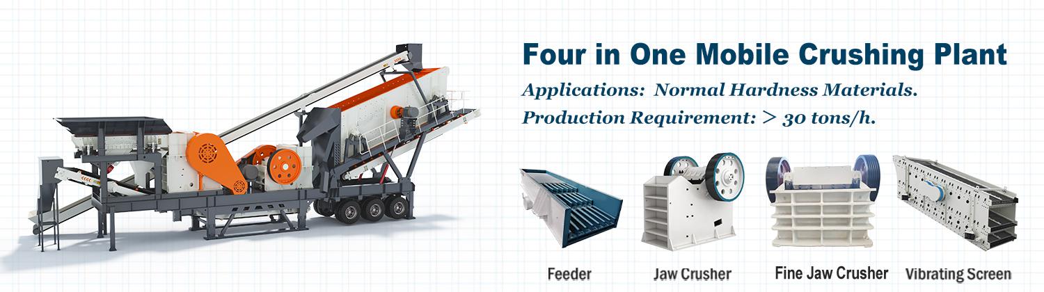 four in one jaw fine jaw crusher
