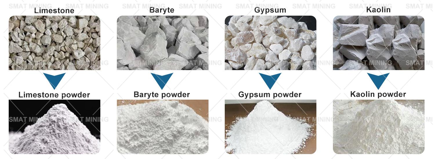 material to powder