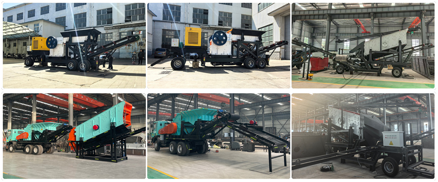 portable crushing plant factory